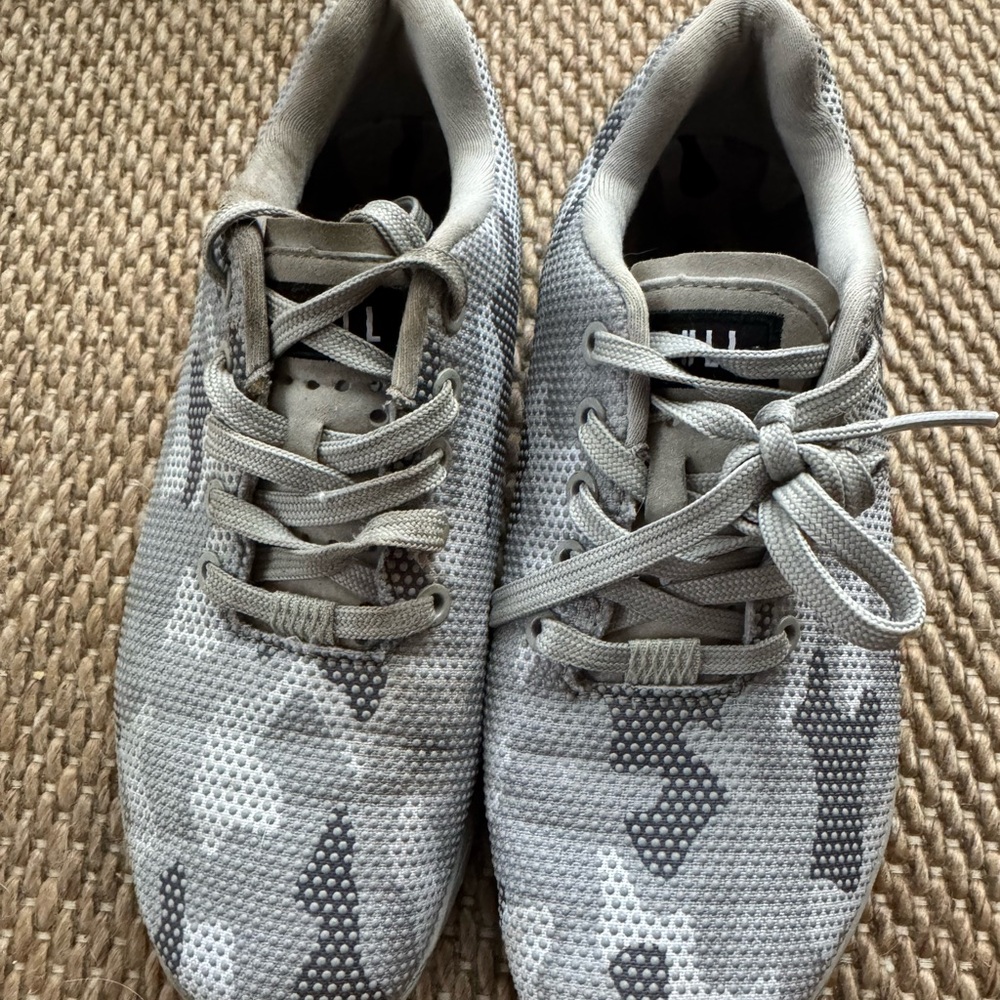 Gray camo No Bull sneakers